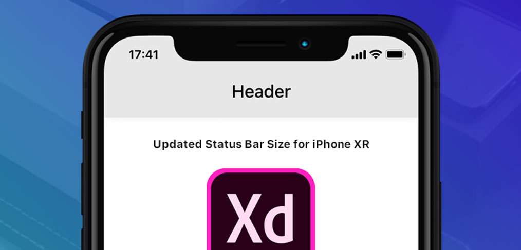 Download iPhone XR mockup for XD - XDGuru.com