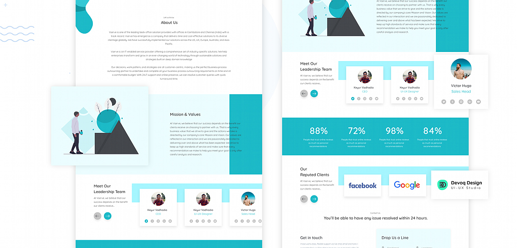 Adobe Xd Landing Page Template