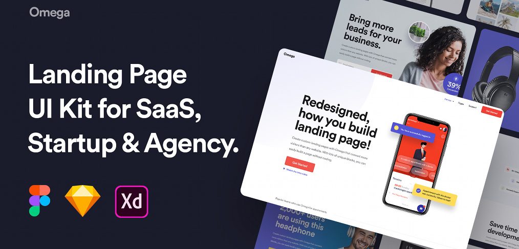 Omega - Premium Landing page templates